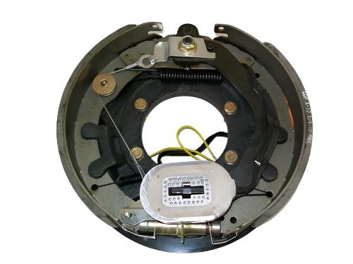 Pair of Rockwell Quality 12-1/4 x 3-1/2 Electric Brake 5 Hole Backing Plate 10K (4738-P)