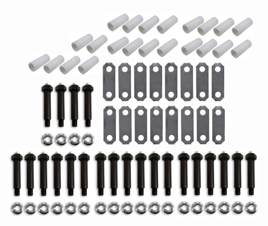 Greaseable Tri Axle Trailer Spring Suspension Rebuild Kit Triple Wet Bolt (SRK-3A-WB)
