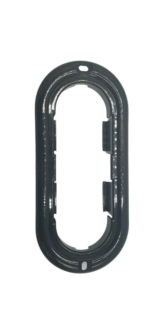 Maxxima Black Snap-On Flange Grommet For 63 Series 6" Oval PC Trailer Lights  (M63253BLK)