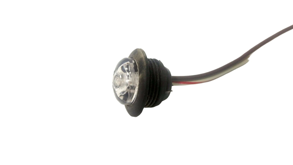 3/4" Red Clear Innovative Grommet Clearance Marker Bullet LED Light Trailer  (219-4500-1)