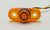 Oval P2 Rated 1-LED Surface Mount, AMBER Lens, 2-Wire LED Trailer marker light (J-57-A)