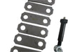 Greaseable Tandem Axle Trailer Suspension Rebuild Kit Wet 3/4 Center Bolt, 2.562" Shackle Straps, EQ 458 (SRK-TA-WB-458)