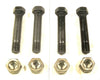 4 - Standard Shackle Bolts 9/16 x 3.5" w/Lock Nuts fits Dexter Trailer Axle  (91635B-KITX4)