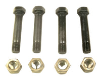 4 - Standard Shackle Bolts 9/16 x 3.5" w/Lock Nuts fits Dexter Trailer Axle  (91635B-KITX4)