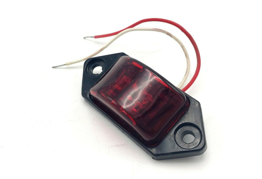 Kaper II 3-3/8" x 1-3/8" Red LED Clearance Marker Trailer Light P2 P3 Rated (L04-0038R)