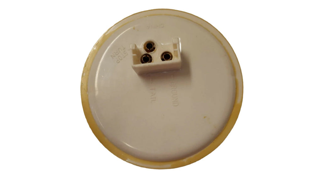 FOUR - 4" Round 12 Diode Amber LED Light Kit Stop Turn Tail Light TecNiq (J-4512-AKLOTOF4)