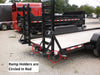 One Rectangle Weld On Steel Ramp Gate Holder Heavy Duty Equipment Trailer Hinge (RM-7)