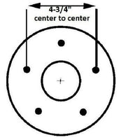 1- 5x5 Idler Hub with 3500# Bearing Kit Replace Trailer Axle fits Dexter ALKO (SH2RV550-KIT)