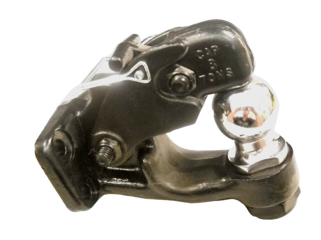 2" Pintle Combination 10,000# Chrome Ball 16,000# Capacity Solid Steel Trailer (PC82)