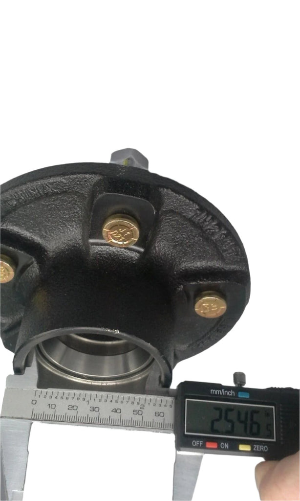 PRE-GREASED 3500# Trailer Axle Wheel Hub fit Dexter ALKO Axis 5x4.5 Axle  (SH2RV545-KIT-pregreased)