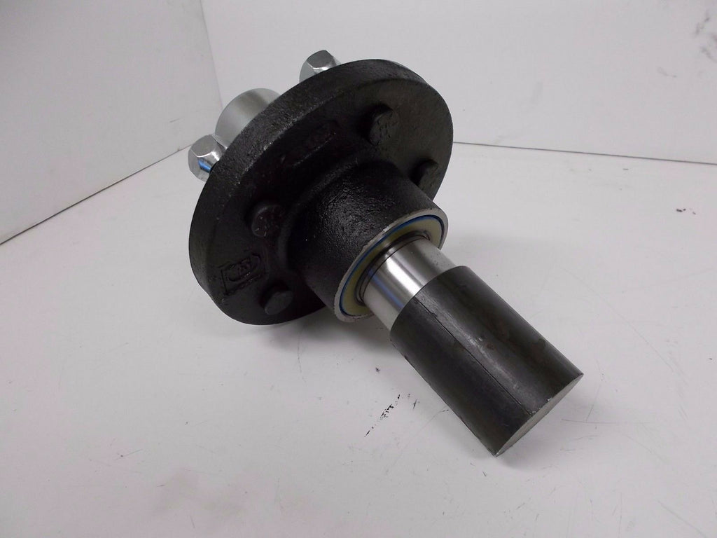 Two (2) 5x4.75 Replacement Idler Hub Spindle Kit Stub End Trailer Axle 3500# #84 (STUB-84-5475-H-X2)