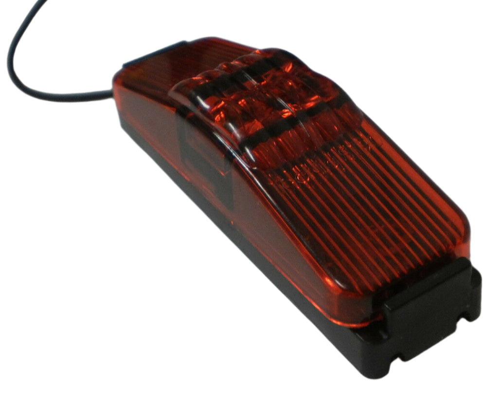 TecNiq Red LED Clearance Side Marker Light 1x4 Camper / Trailer Truck USA (S19-RR00-1-KIT)