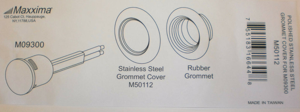 2-Stainless Steel Bezel Trim Ring for 3/4" LED Incandesent Clearance Marker Aux  (M50112-LOTOF2)