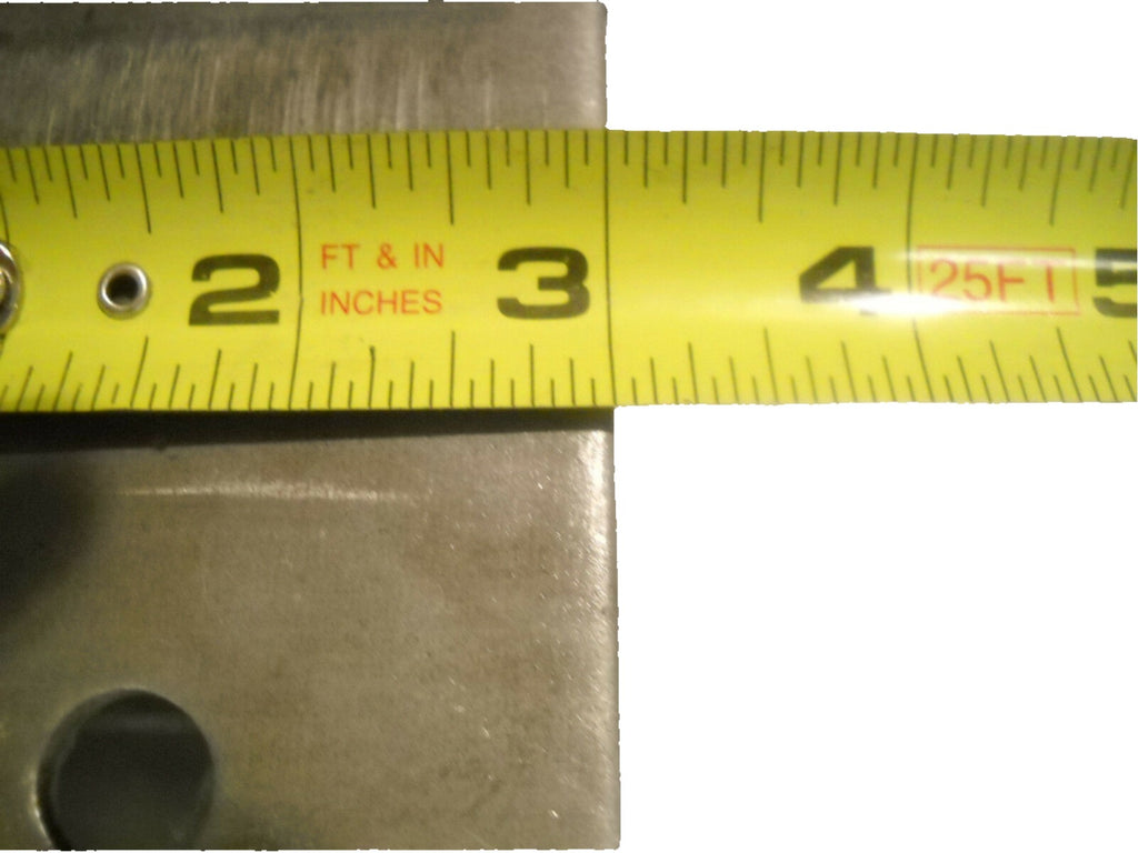 2- Steel Hangers 1.91" Wide 3.875" Height 3" Long Trailer Leaf Spring Axle (H-3.875-LOTOF2)