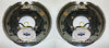 Pair of Rockwell Quality 12-1/4 x 3-1/2 Electric Brake 5 Hole Backing Plate 10K (4738-P)