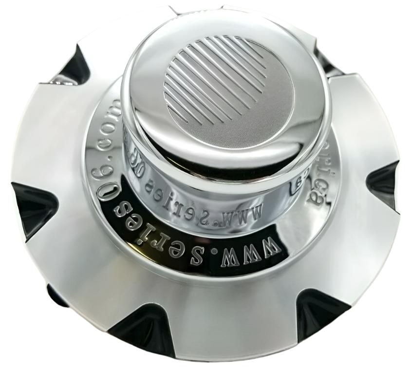 Black Series 06 Center Cap Cover 15" 7 Spoke Trailer Rim Tire Hi-Spec Wheel (90091B)