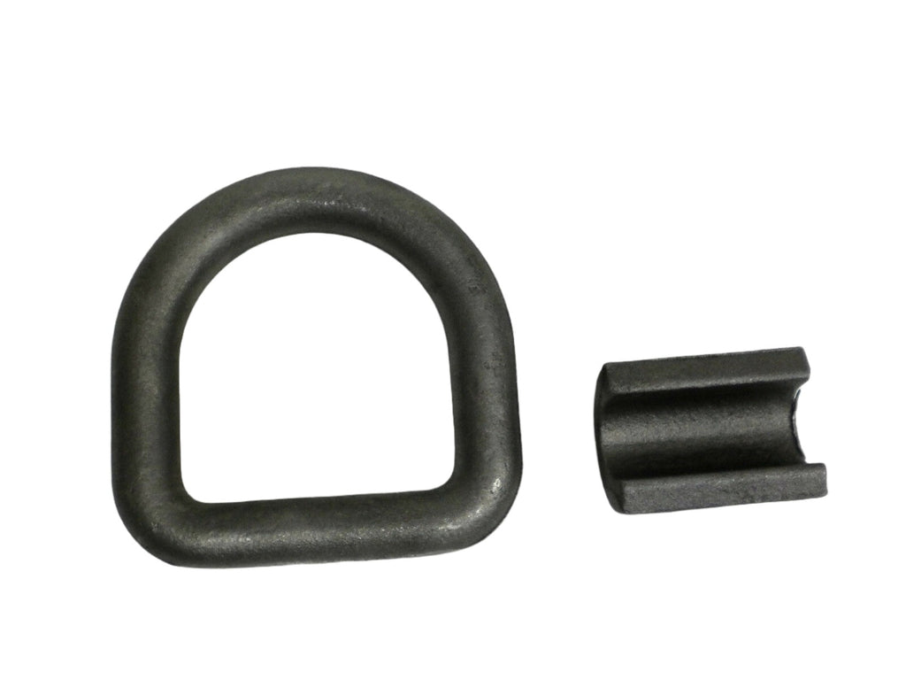 4 - Weld On 3/4" D-Rings 26,000 Rated Tie Down 4.5" x 3/4" Tractor Equipment  (LRW2-LOTOF4)
