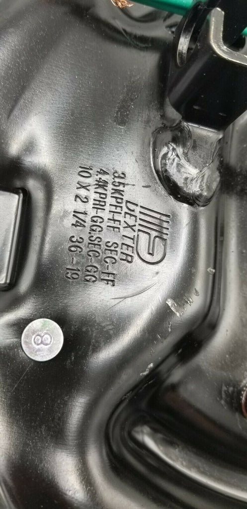 USA Dexter 10" Electric Trailer Brake Assembly w/Parking Brake Right Hand 3.5K (K23-087-00)