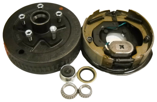 Basic Kit 5 x 5 Drum 3500# 10" Electric Backing Plate Left Side Only Trailer  (94550-B-IMP-L)