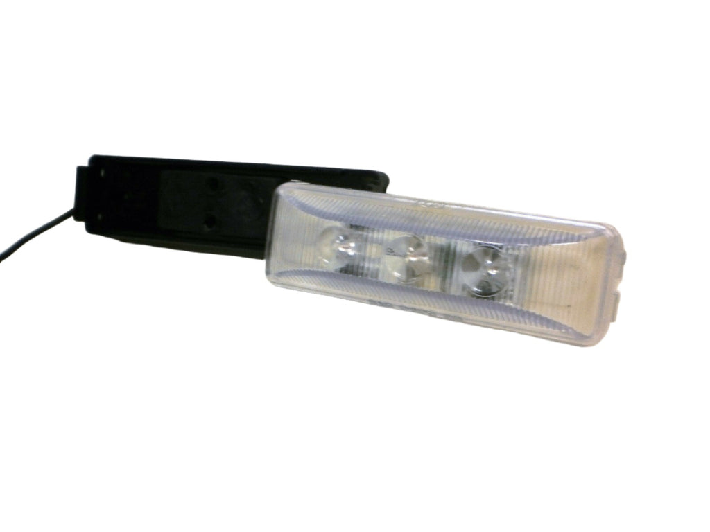 1-Amber Clear Light 1x4 LED Clearance/Marker Trailer RV (J-5765-ACK)