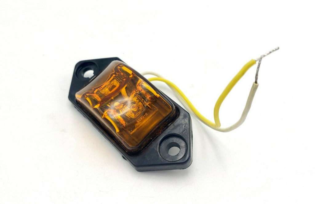 Kaper II 3-3/8" x 1-3/8" Amber LED Clearance Marker Trailer Light P2 P3 Rated (L04-0038A)