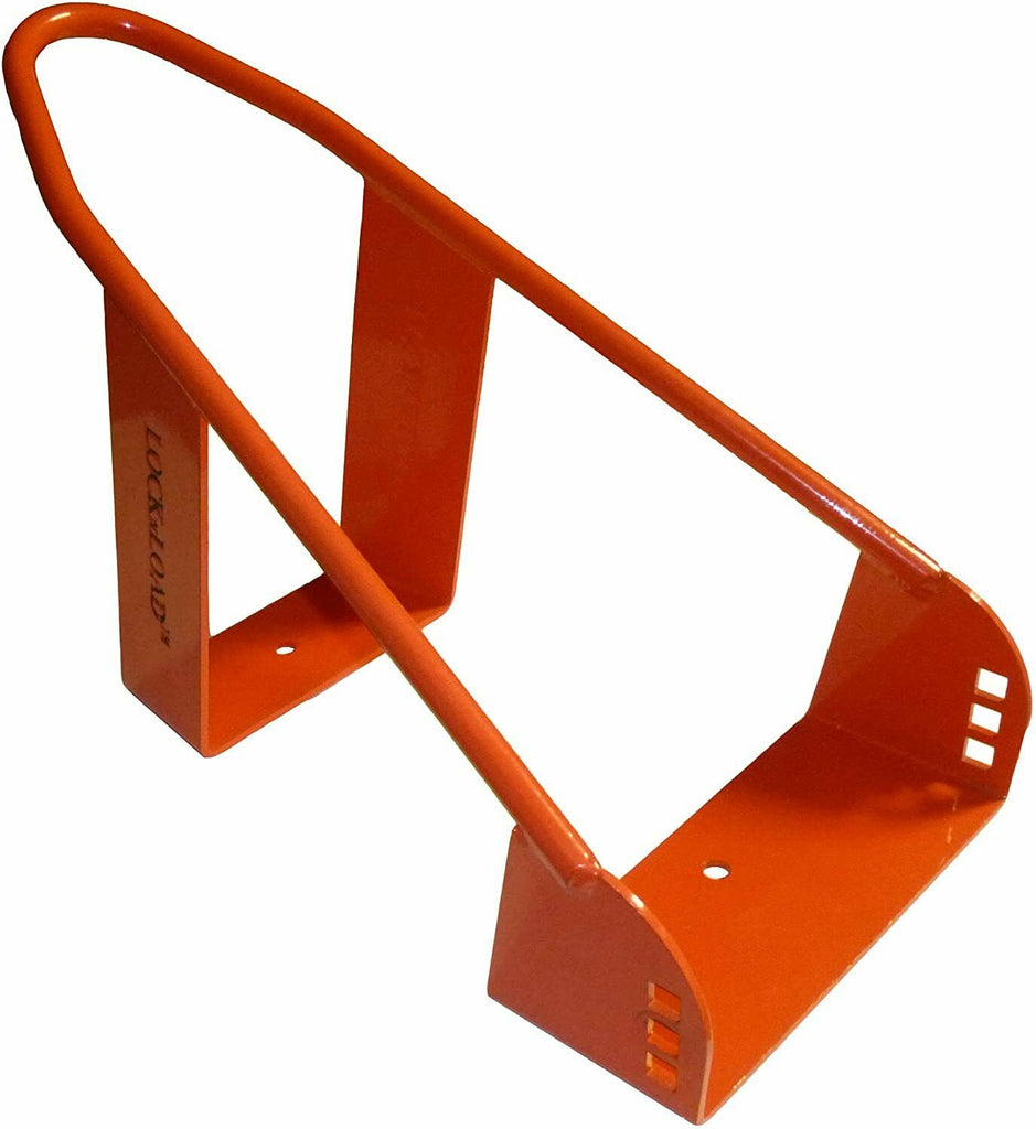 Lock N Load Deluxe Motorcycle Wheel Chock BK100 Black/Orange One Size Fits All (BK-100)