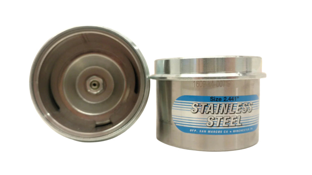 Trailer Bearing Buddy, Stainless Steel, 5200# axle 2.44 (07656U)