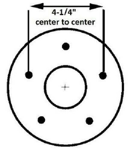 7" Genuine Dexter 5 x 4.5 Drums 2000# LEFT SIDE Backing Plate Repair Trailer (825704-B-DEX-L)