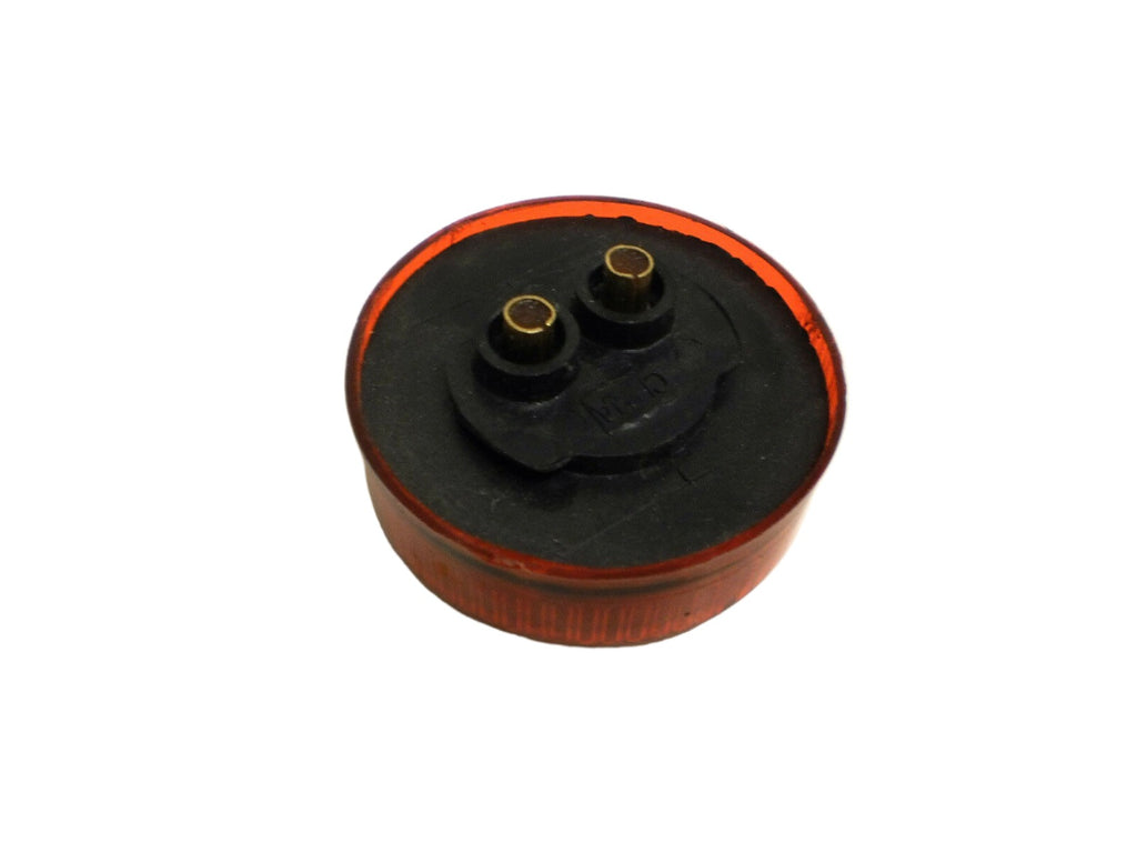 2" Red Round Sealed Lamp Clearance Marker Light 4 LED Grommet Mount Trailer RV (J-15-RK)