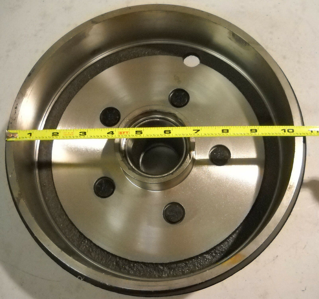 1- 5x5.5 3500# 5 Lug Brake Drum with 10" Electric Left Hand Backing Plate (94555-B-IMP-L)