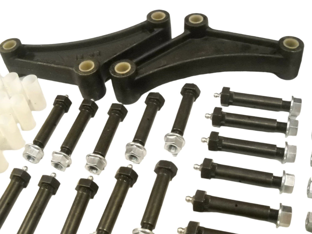Greaseable Tri Axle Trailer Spring Suspension Rebuild Kit Camper Repair Wet Bolt (SRK-3A-WB-LE)