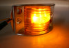 1 - Steel Guarded Amber 2 x 4 LED 3 Diode Clearance Marker Lights Trailer Truck RV (J-5505-A)