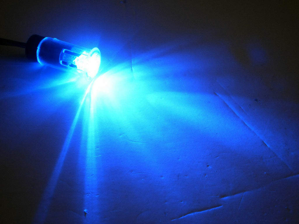 1/2" LED Indicator Trailer RV Camper Truck Bright  Marker Light Clear Blue (010-2500-1)