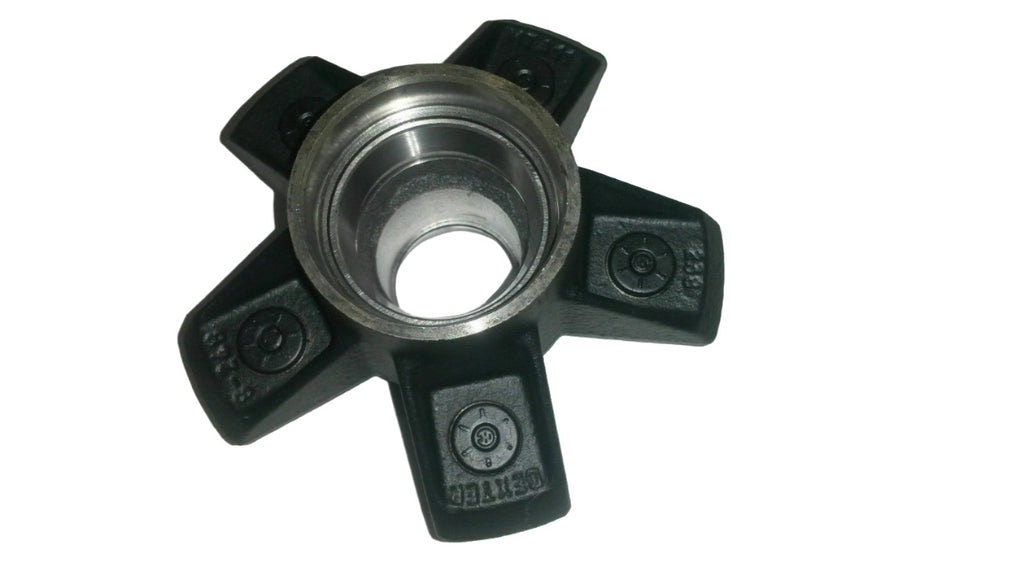 2- Genuine Dexter 5x4.5 Hubs Replace Trailer Idler Axle NO BEARINGS
