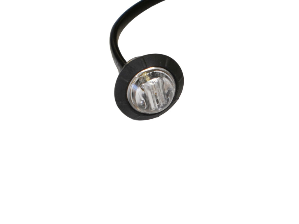 12" x 3/4" Maxxima Amber Clear LED Clearance Marker Light Trailer Jeep Motorcycle (M09300YCL-12)