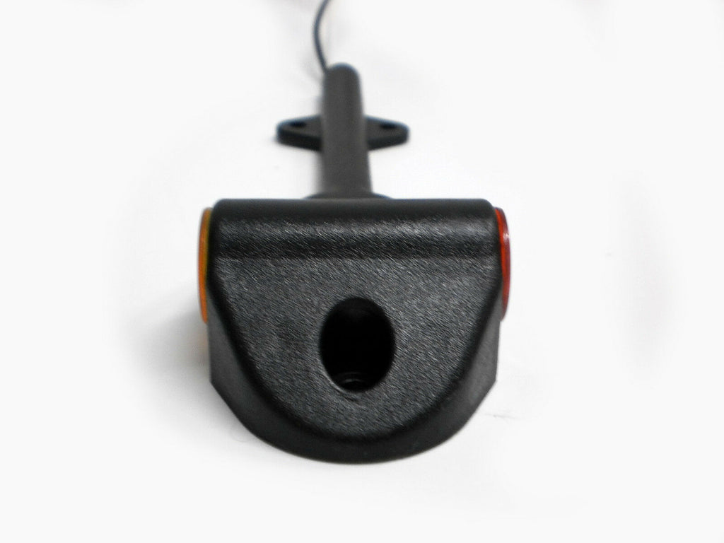 TWO - Low Profile LED Amber and Red Fender Marker Light Trailer RV Camper (J-52-FML + J-52-FMR)