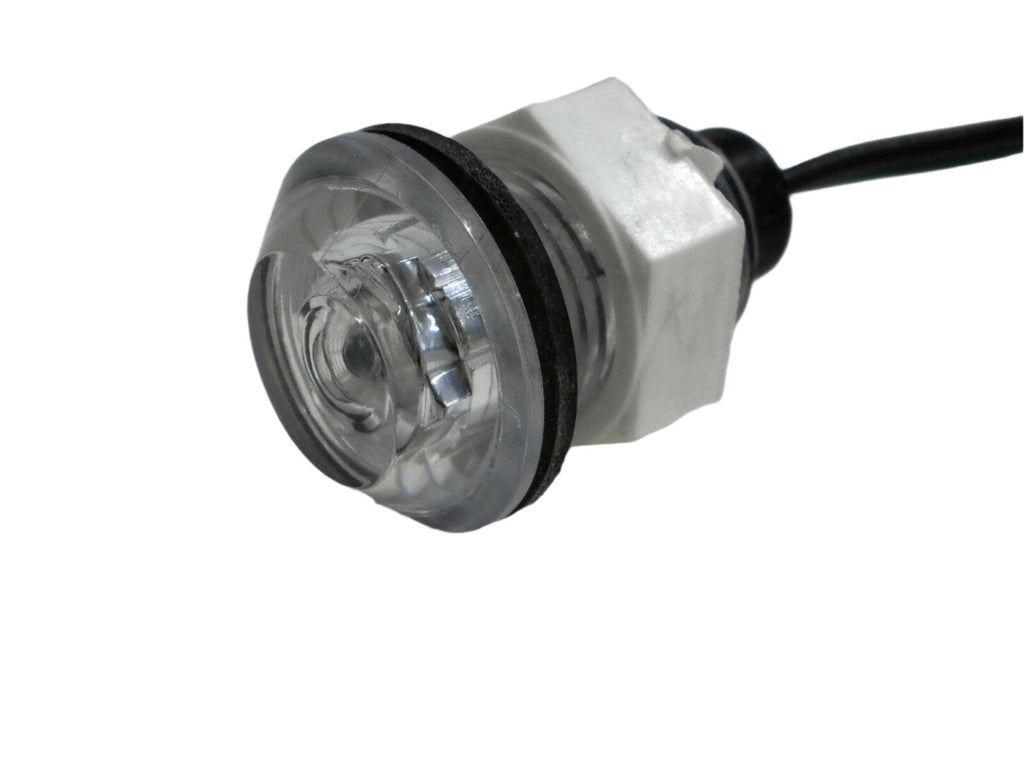 11/16" Red Clear Innovative Bullet Light 1 LED Waterproof Marker Accent Aux Use (011-4500-1)