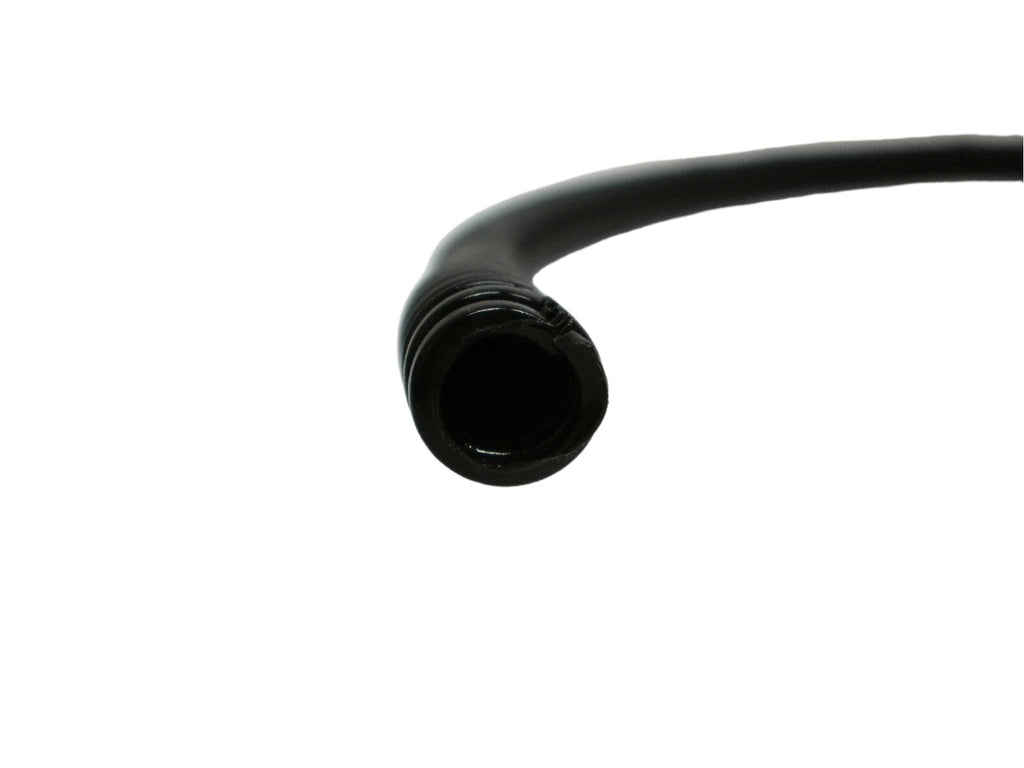 10 ft 1/4" Black Split Wire Loom High Temperature Conduit Polyethelene Trailer (RVT25-LOT10)