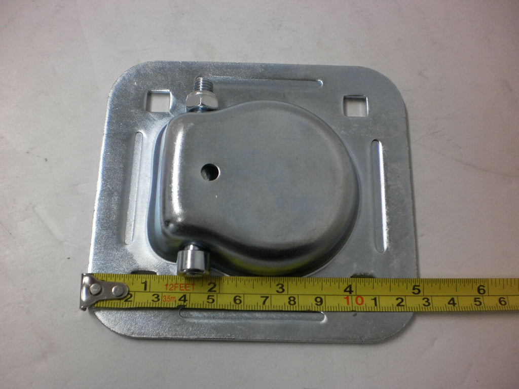 1/2" Thick Recessed 5000# D Ring Zinc Plated 4 Bolt Car Trailer Truck (RR05)