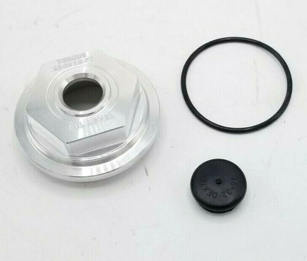 2x Billet Aluminum Trailer Axle Bearing Caps – 2-7/8" – Fits Dexter 21-35 Trailer Axles (6K-8K) – Unbranded