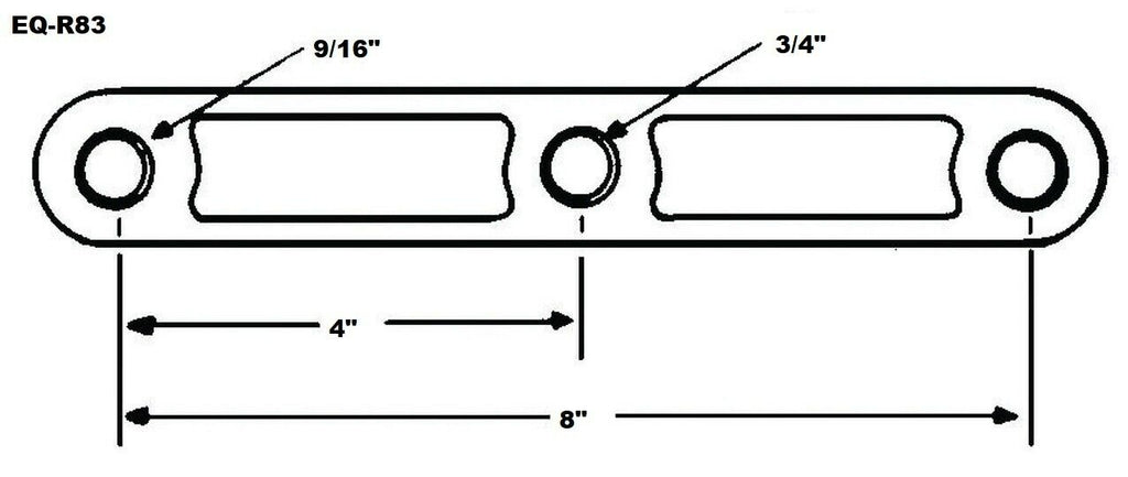 Tandem Axle Trailer Spring Suspension Rebuild Kit Bolt 3/4 EQ-R83 Equalizer Axel (SRK-TA-WB-R83)