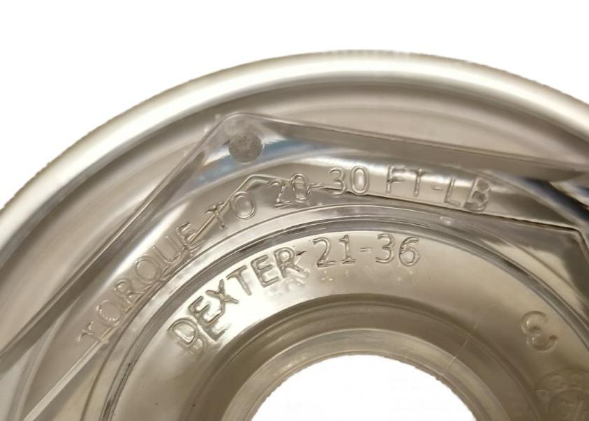 Dexter 8-214-10 Oil Bath Hub Kit 8x6.5 Fits 12K Disc Brake-4.75"Pilot 3984/28682 (8-214-10-KIT)