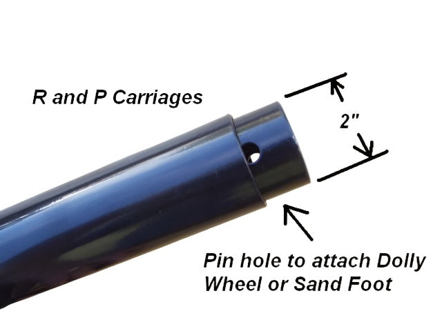 2000# Trailer Jack, A Frame, top wind, w/ Sand Foot! (EA2000 + JF100B)