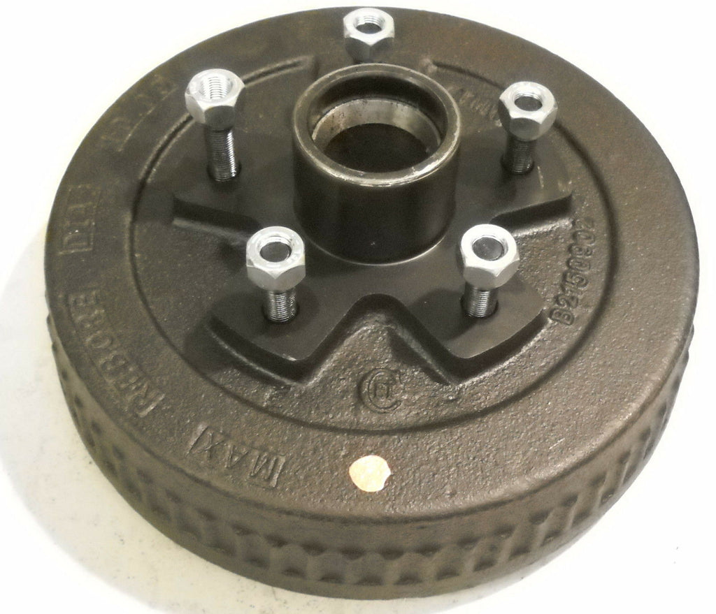 1- 5x5.5 3500# 5 Lug Brake Drum with 10" Electric Left Hand Backing Plate (94555-B-IMP-L)
