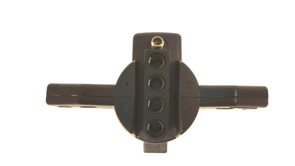 7 Way Round to 5 Pin Flat Trailer Plug Light Adapter RV Connector Boat RV (F75F)