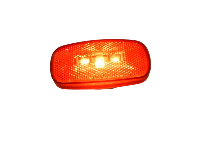 2 - Jammy Trailer ATV Marker Clearance Lights 4" x 2"  LED J-625/626  Red Red (J-625-R X 2)