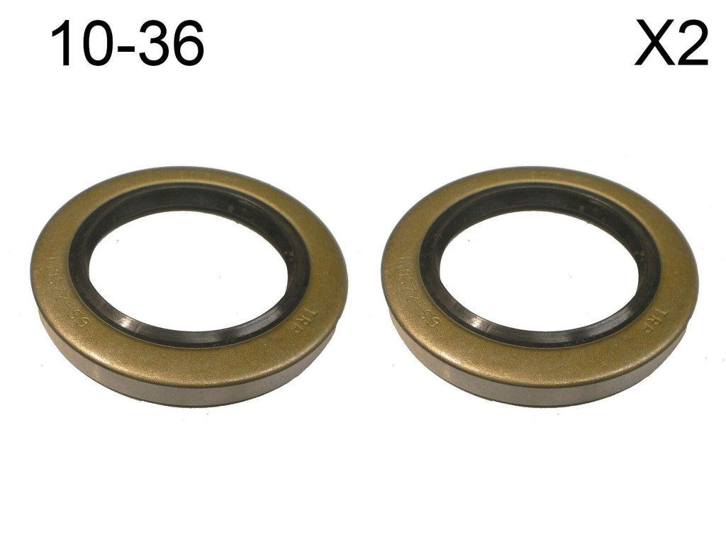 TWO Trailer Axle Grease Seals 10-36 5.2K - 8K I.D. 2.250 O.D. 3.376 Fits Dexter (10-36X2)