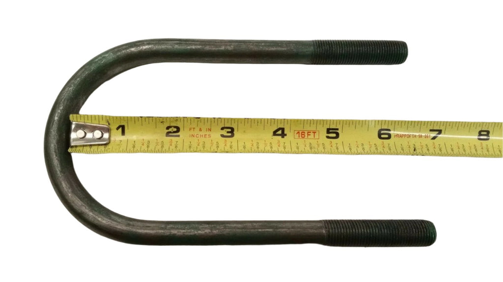 FOUR- 1/2" U bolt  trailer axle spring mount 5200# 6000# GD 3"x 6-1/2" kit  (UBK-5200-R)