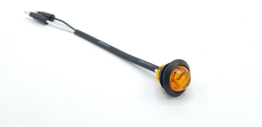 5 - Maxxima Light 3/4 Mini Amber 3 LED Clearance Marker Hot Spot Trailer (M09300Y-LOTOF5)