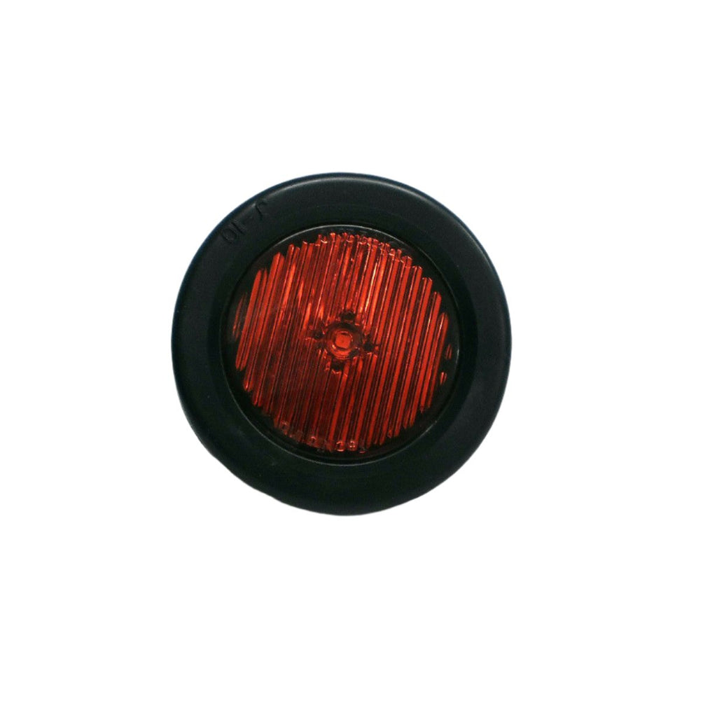6" Oval Red LED Trailer Stop Turn Tail Light Box Kit – Steel Housing w/ License Plate Holder (LBK6-LIC-R)